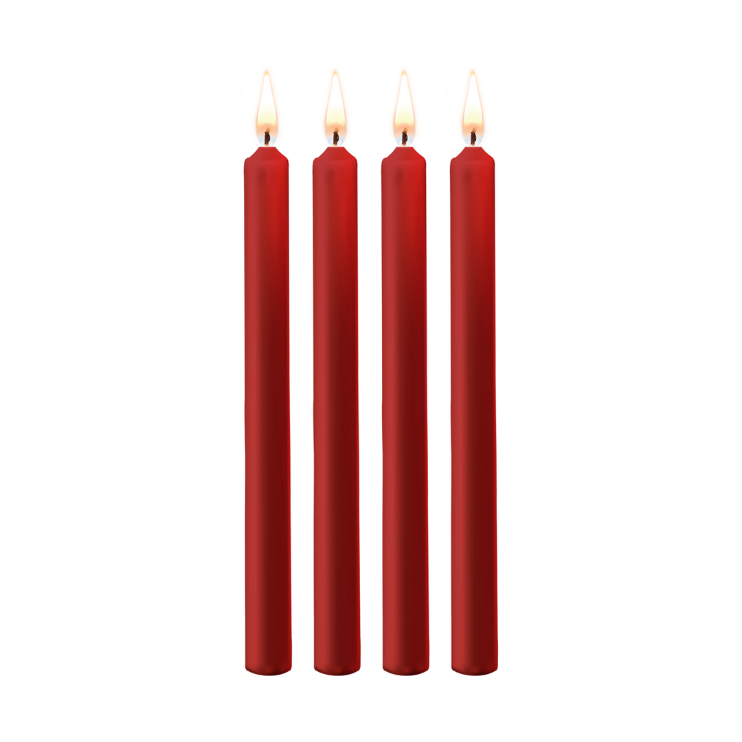 Teasing Wax Candles - 4 Pieces - Large