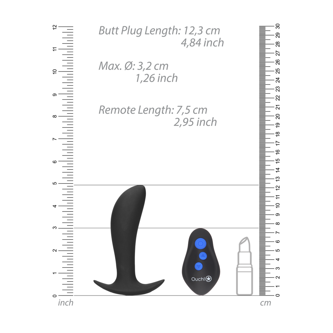 E-stim Vibrating Butt Plug
