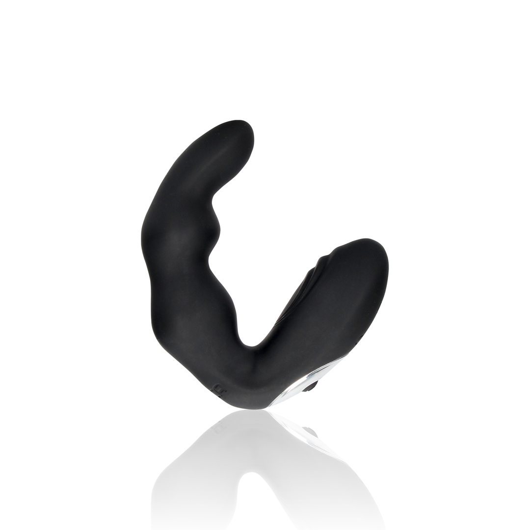 Bent Vibrating Prostate Massager with Remote Control