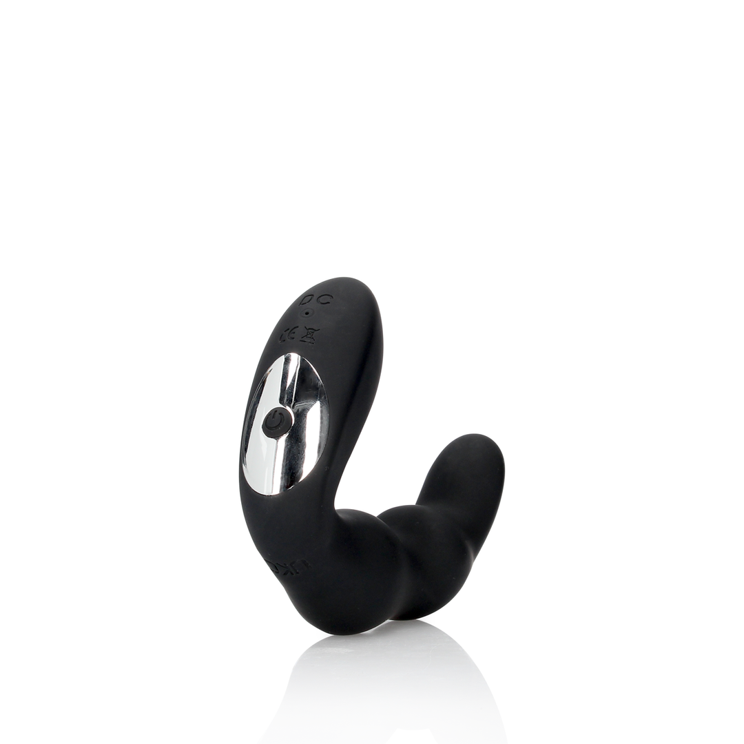 Bent Vibrating Prostate Massager with Remote Control