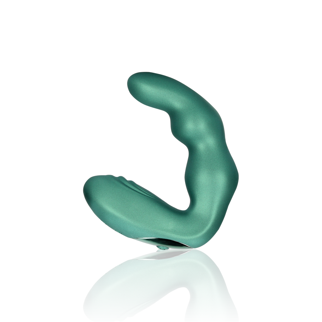 Bent Vibrating Prostate Massager with Remote Control