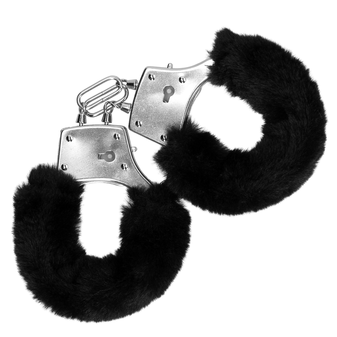 Furry Metal Hand Cuffs