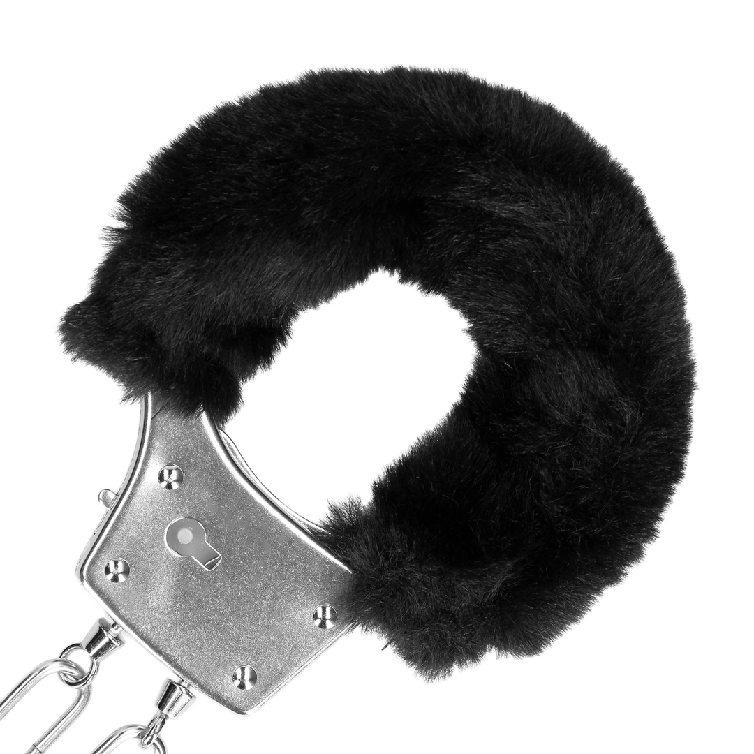 Furry Metal Hand Cuffs