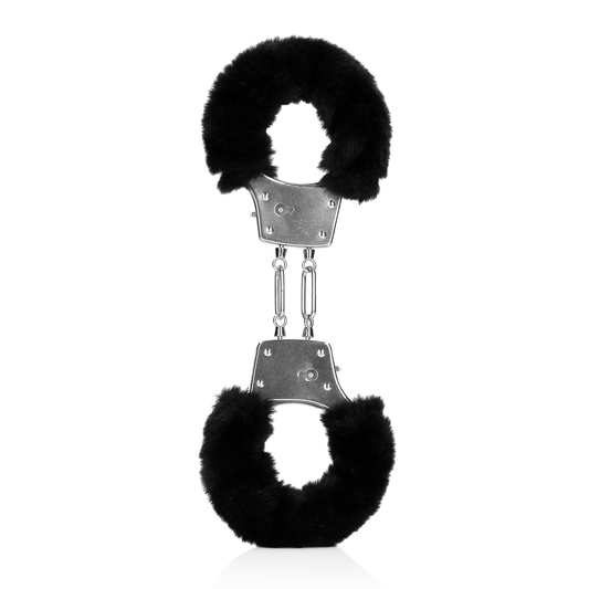 Furry Metal Hand Cuffs