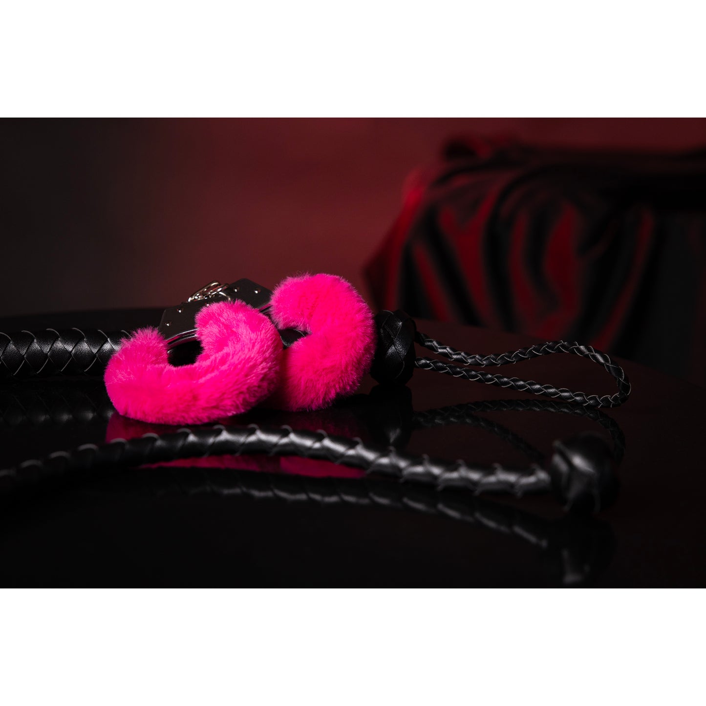 Furry Metal Hand Cuffs