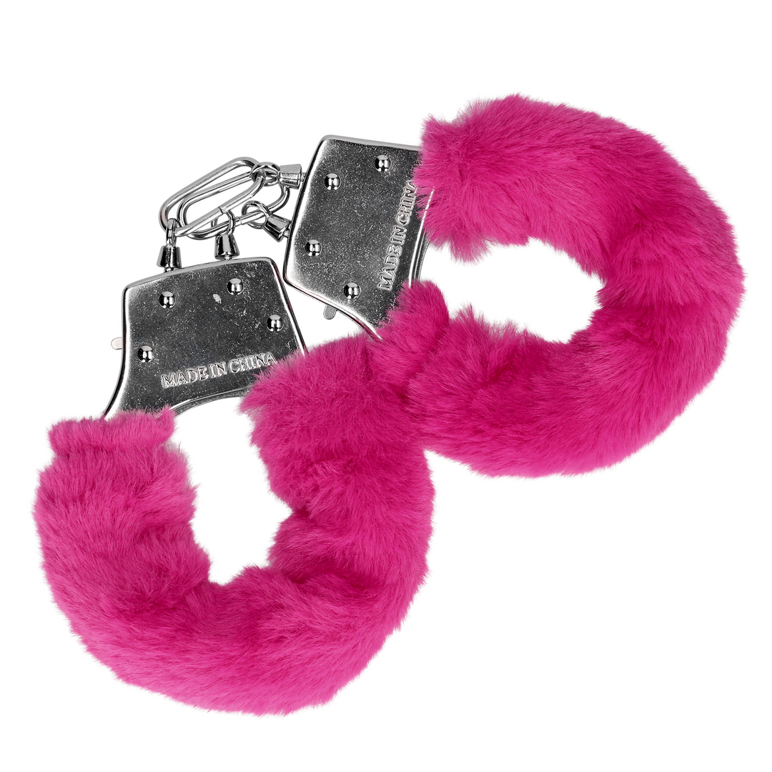 Furry Metal Hand Cuffs