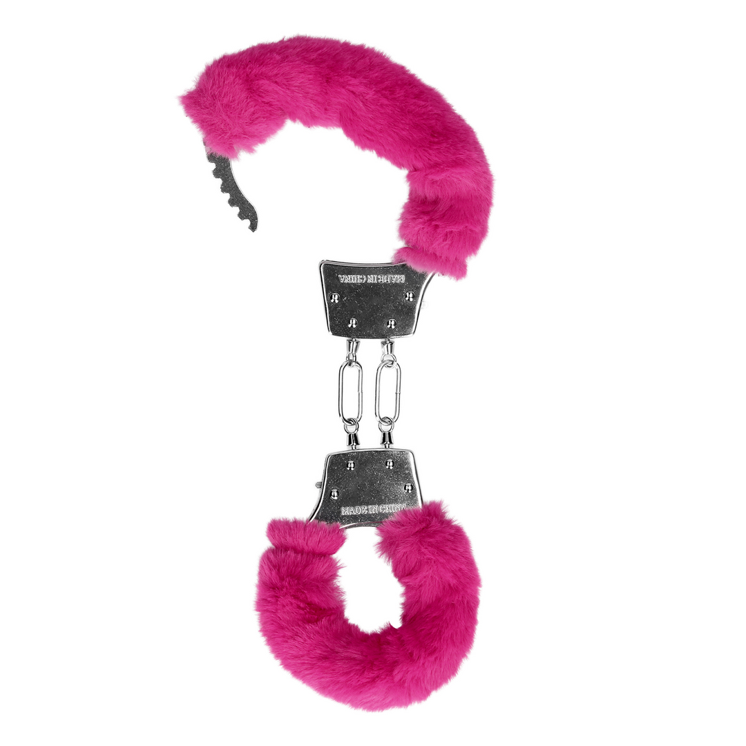 Furry Metal Hand Cuffs