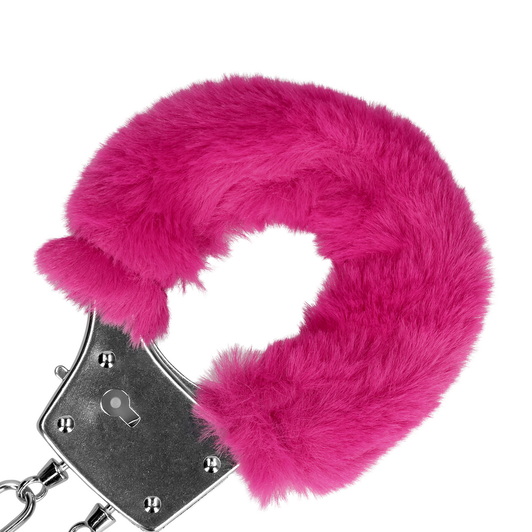 Furry Metal Hand Cuffs