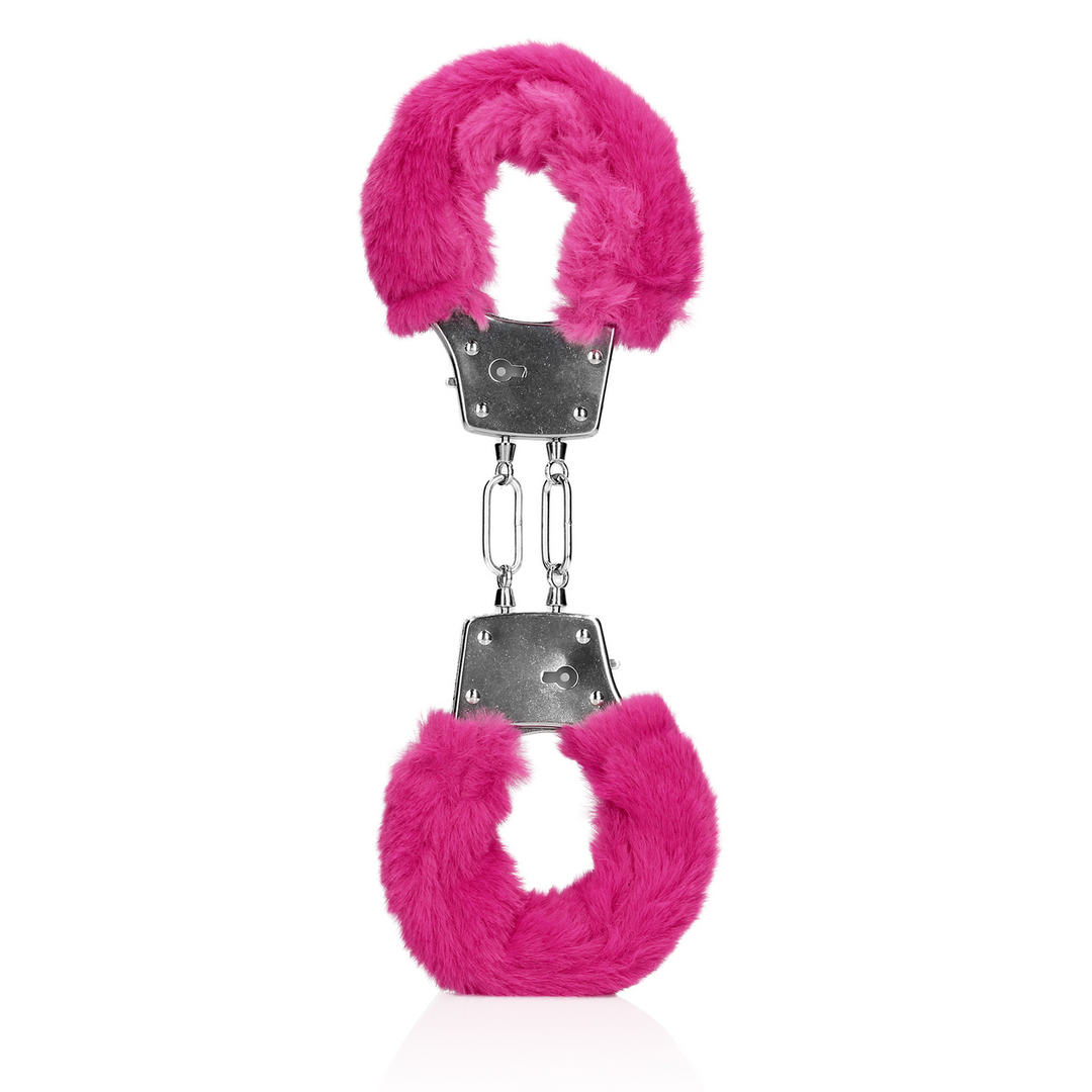 Furry Metal Hand Cuffs