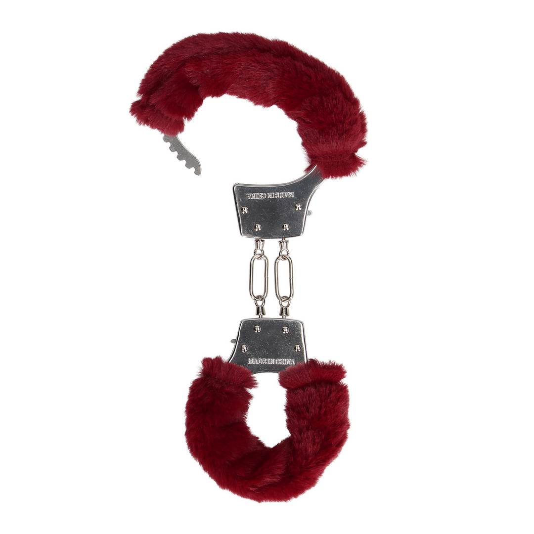 Furry Metal Hand Cuffs