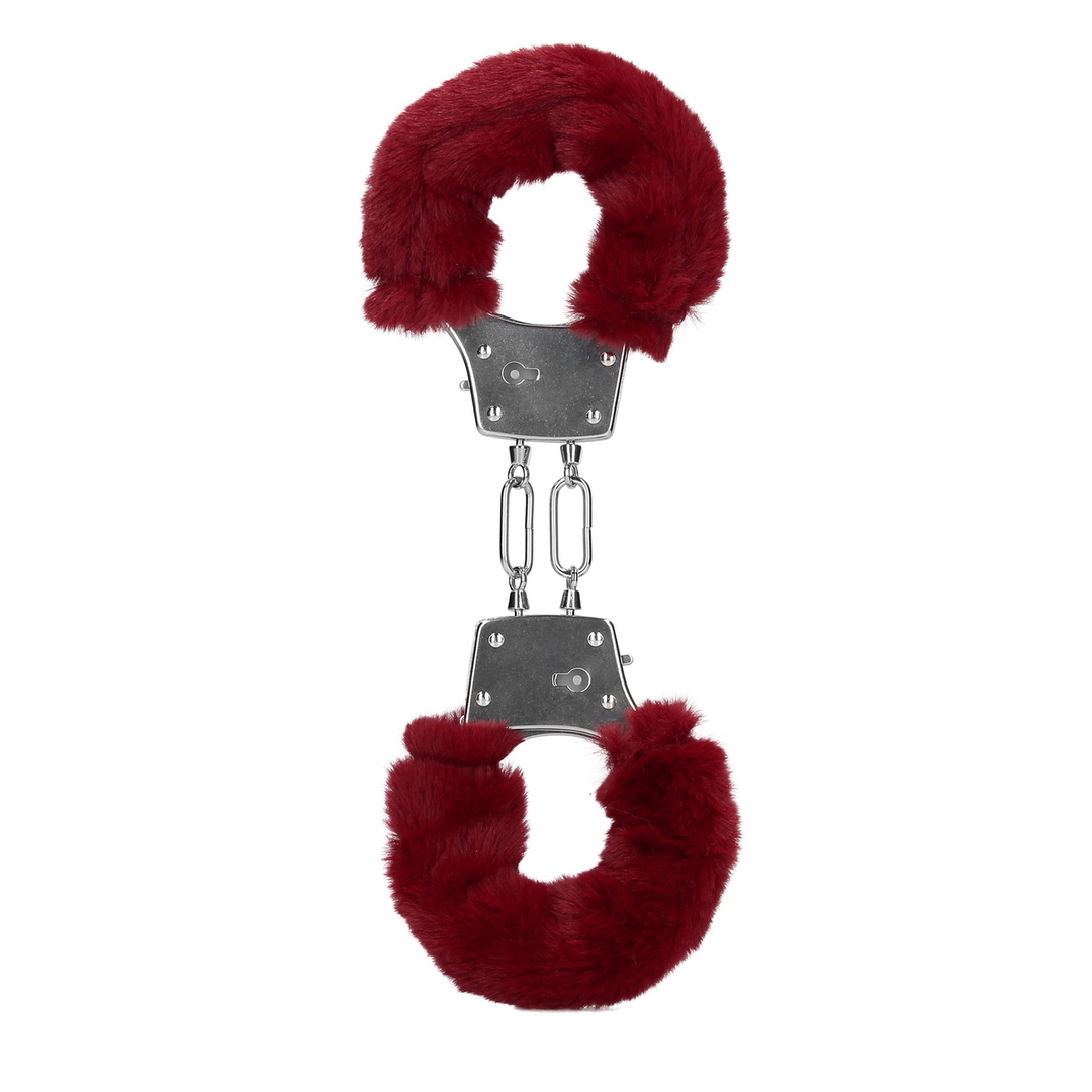 Furry Metal Hand Cuffs