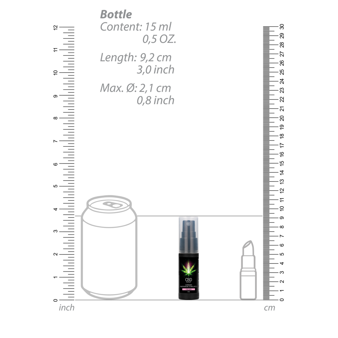 CBD Cannabis Pheromone Stimulator For Her - 0.5 fl oz / 15 ml