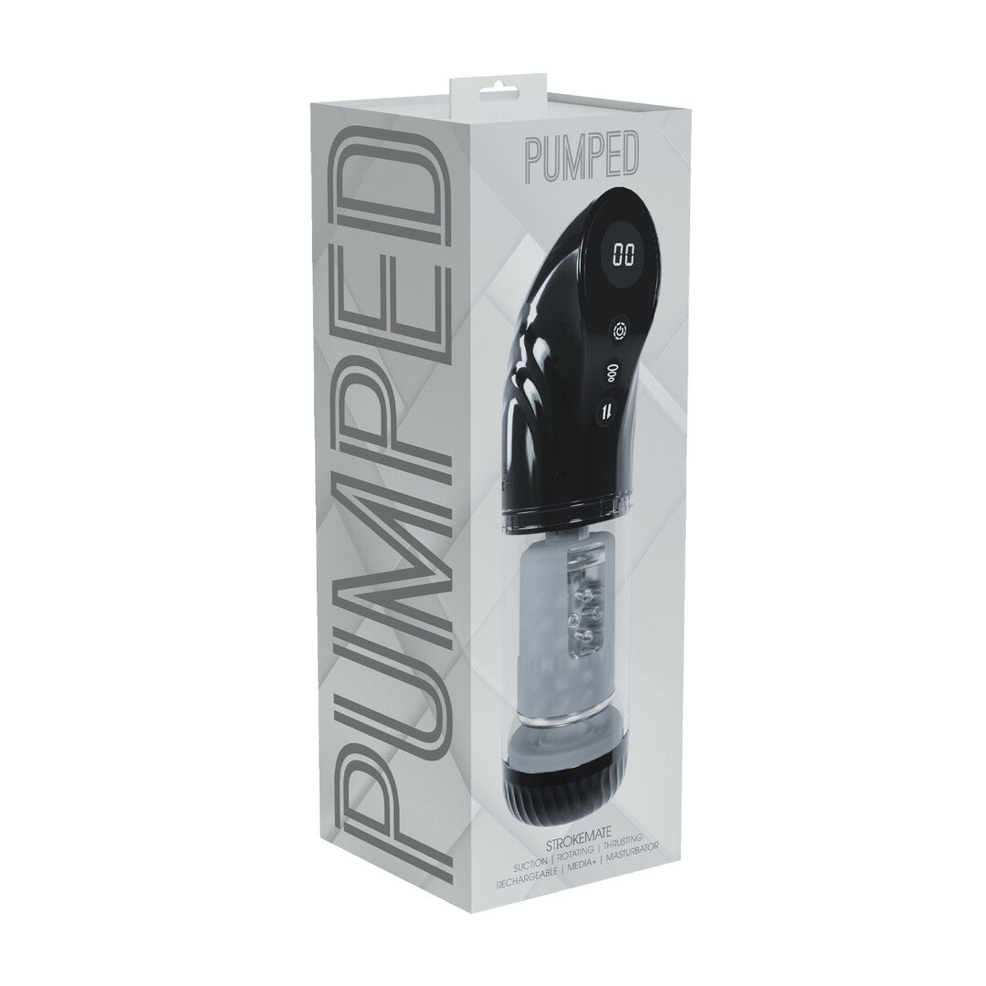 StrokeMate - Suction Rotation and Thrusting Masturbator Pump