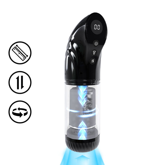 StrokeMate - Suction Rotation and Thrusting Masturbator Pump