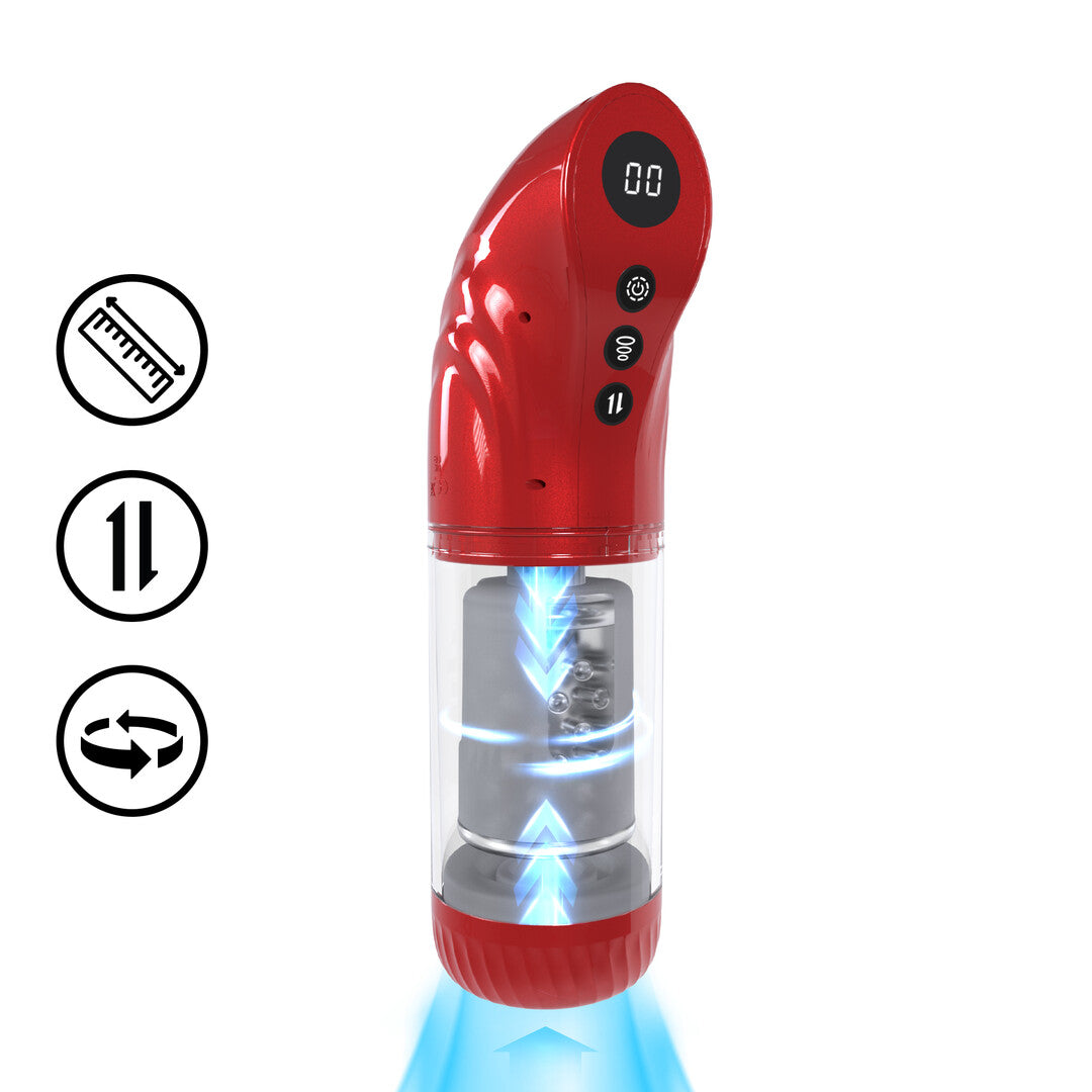 StrokeMate - Suction Rotation and Thrusting Masturbator Pump