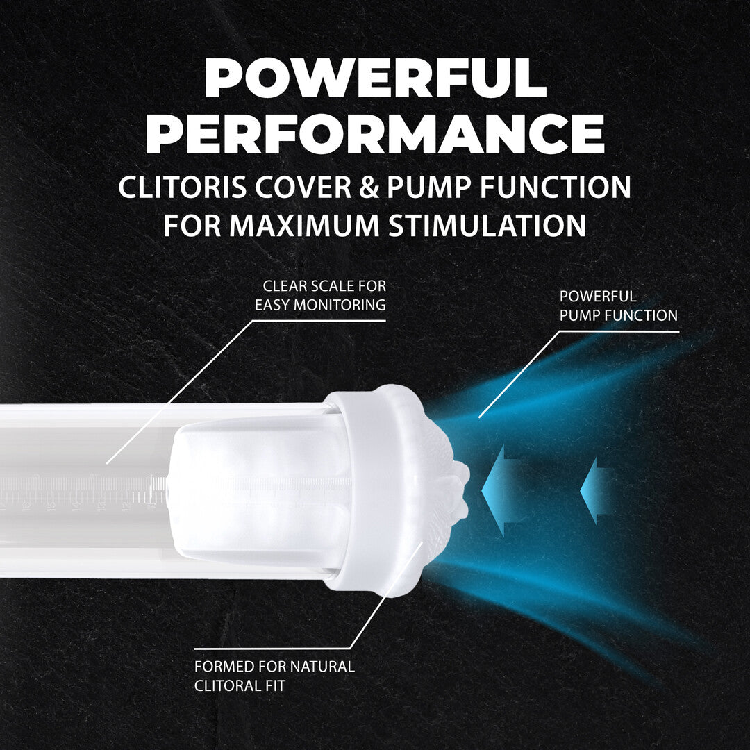 MaxLift - 6 Function Suction Masturbator Pump - Metallic