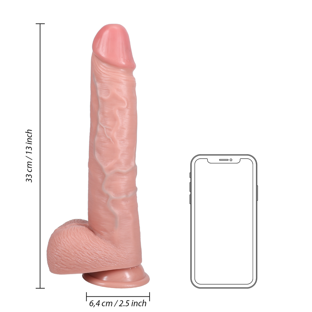 Extra Large Straight with Balls 13 / 33 cm