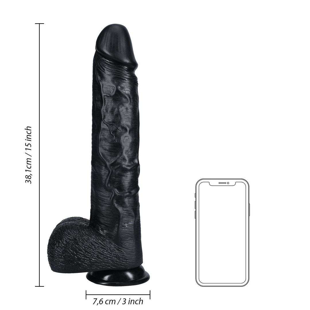 Extra Large Straight with Balls 15 / 38 cm