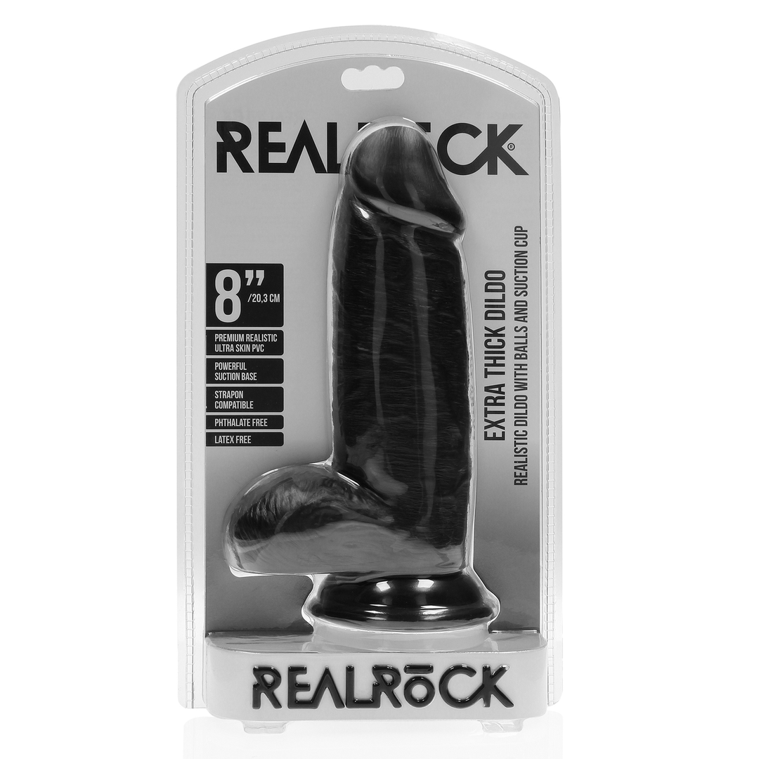 Extra Thick Straight with Balls 8 / 20,3 cm