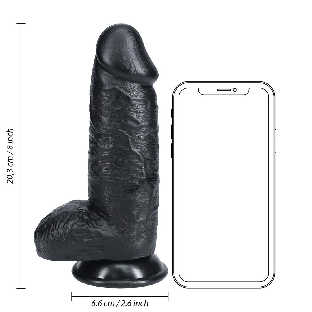 Extra Thick Straight with Balls 8 / 20,3 cm