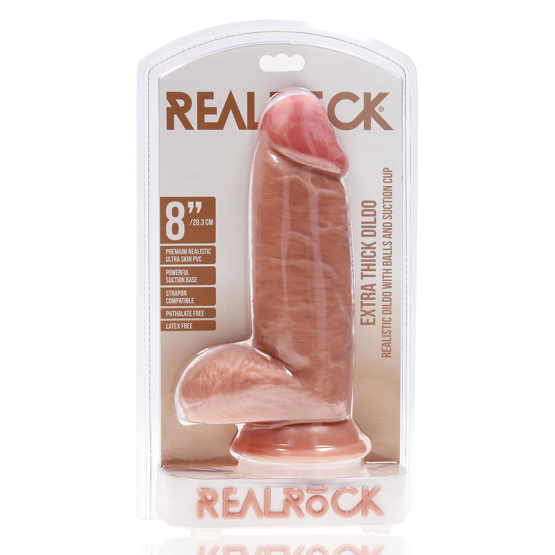 Extra Thick Straight with Balls 8 / 20,3 cm