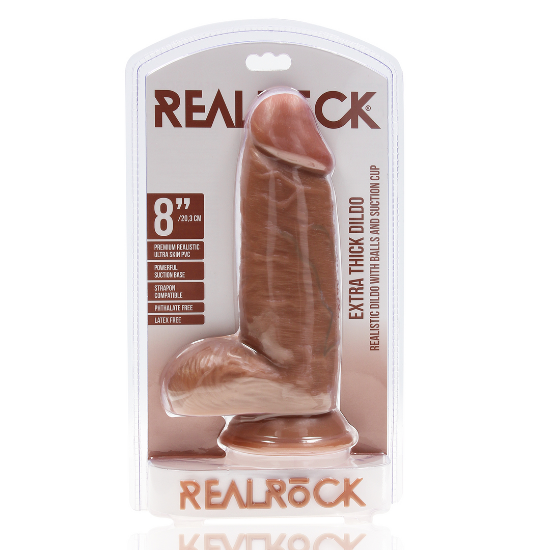 Extra Thick Straight with Balls 8 / 20,3 cm