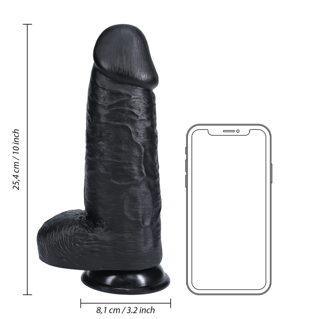 Extra Thick Straight with Balls 10 / 25,4 cm