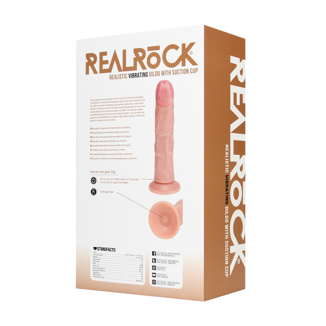 Vibrating Regular Curved Cock - 8 / 20,5 cm