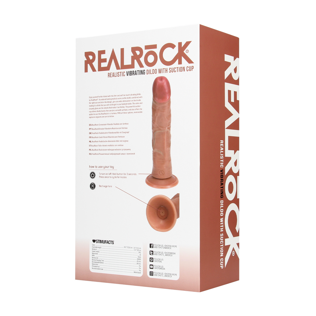 Vibrating Regular Curved Cock - 8 / 20,5 cm