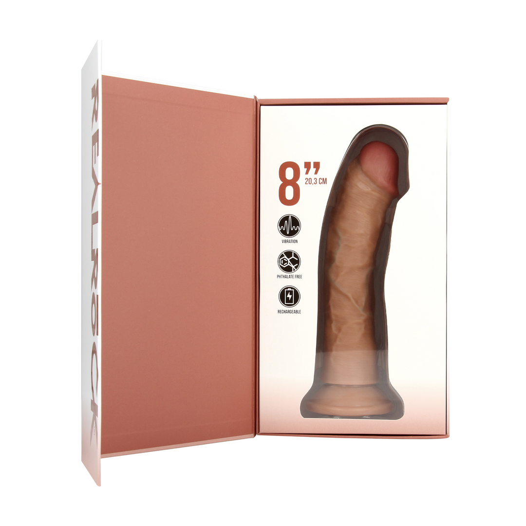 Vibrating Regular Curved Cock - 8 / 20,5 cm