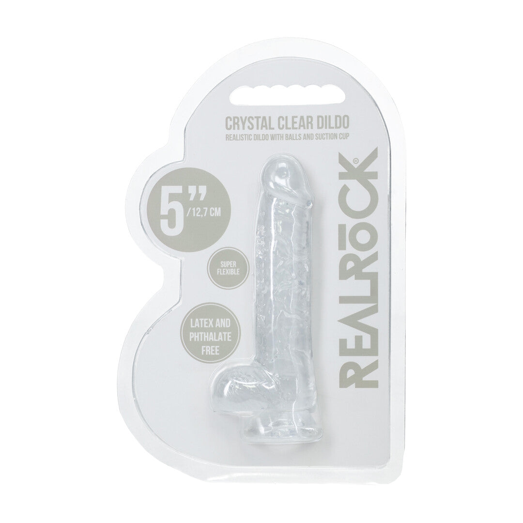 Realistic Dildo with Balls - 5 / 12,7 cm