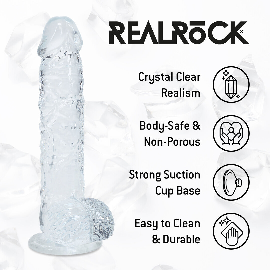 Realistic Dildo with Balls - 5 / 12,7 cm