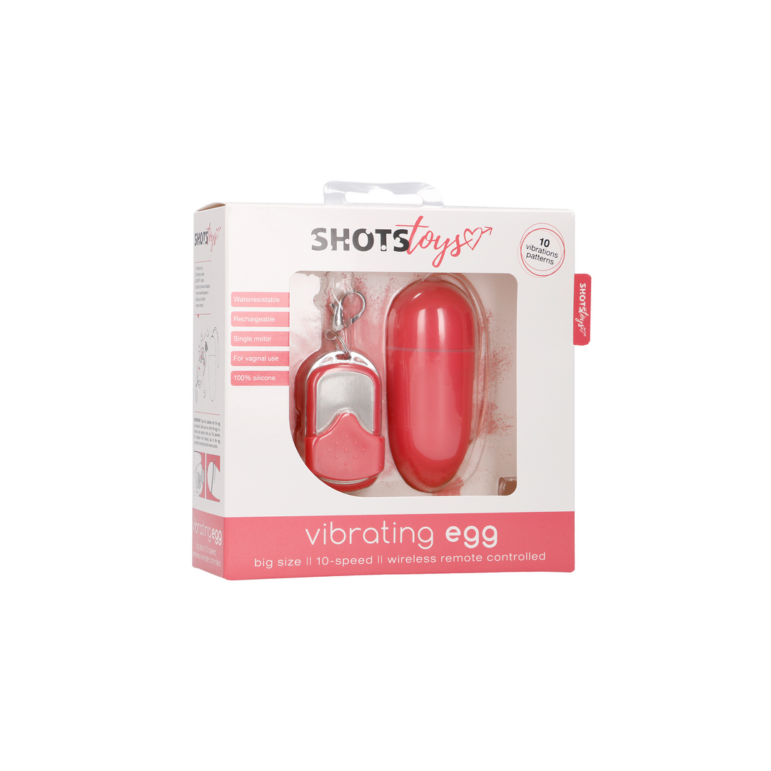 Vibrating Egg with 10 Speeds and Remote Control - L
