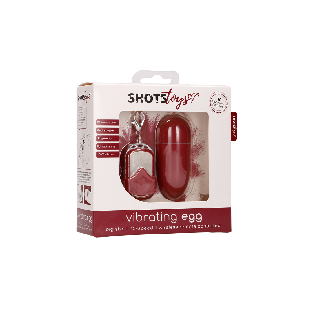 Vibrating Egg with 10 Speeds and Remote Control - L