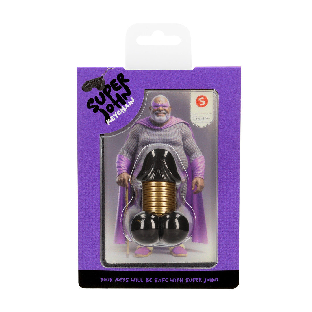 Super John - Keychain - Black