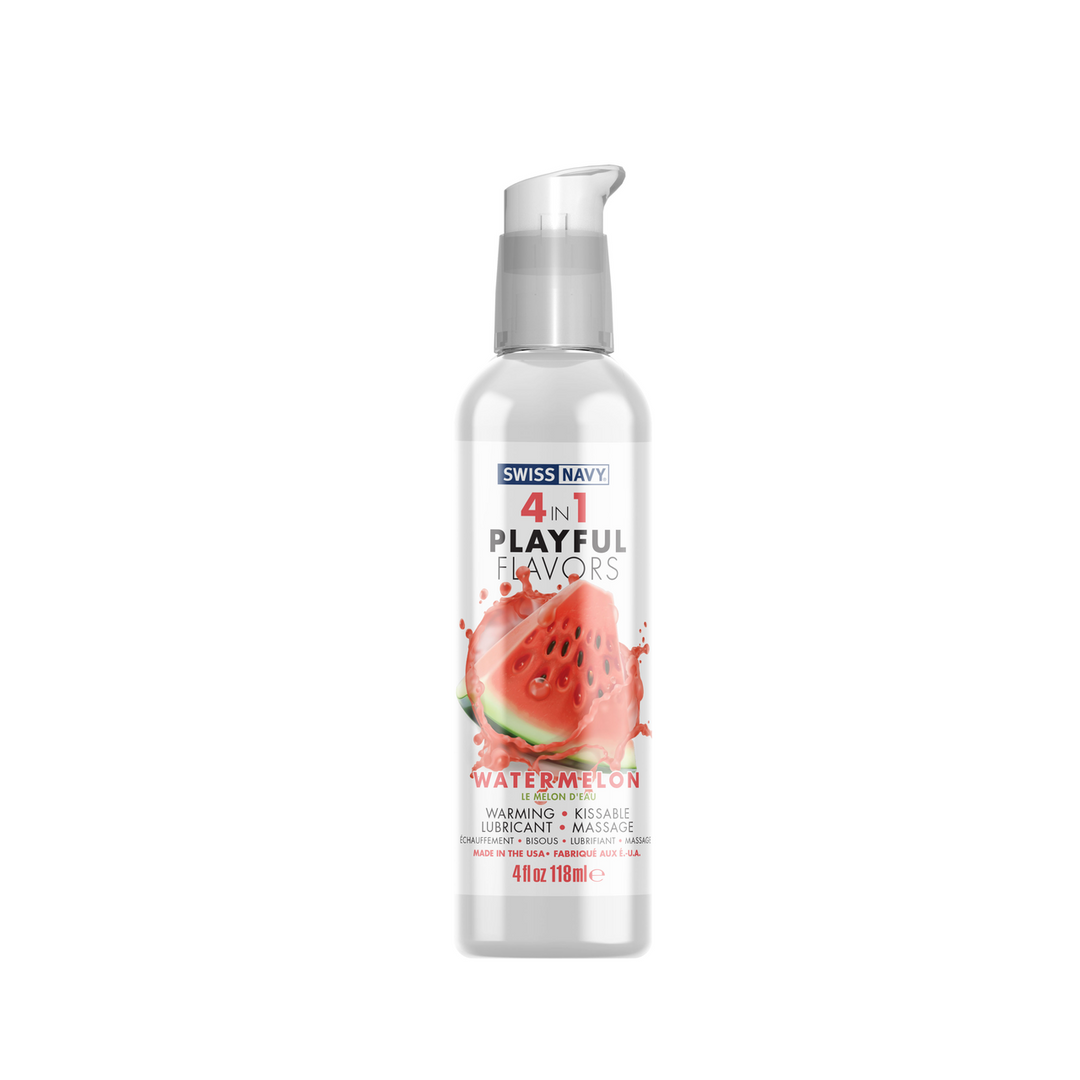 4 in 1 Playful Flavors - Lubricant with Watermelon Flavor