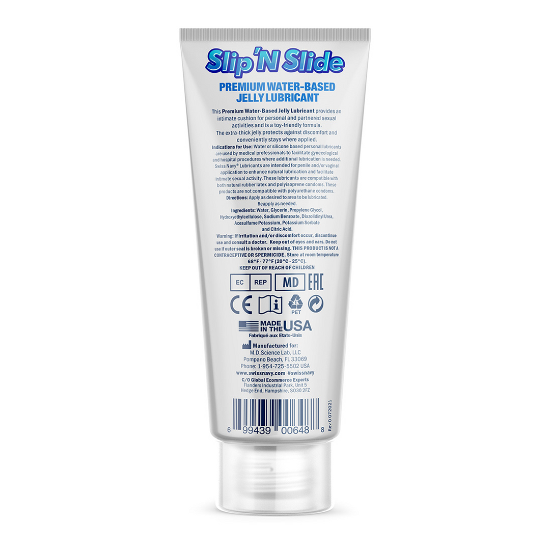 Slip'N Slide - Soft and Smooth Premium Waterbased Ultra Thick Jelly Lubricant