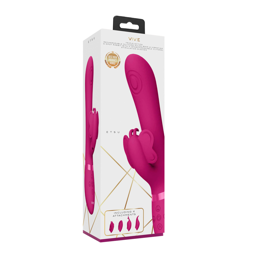 Etsu - Pulse Wave G-Spot Rabbit  Clitoral Stimulator - P