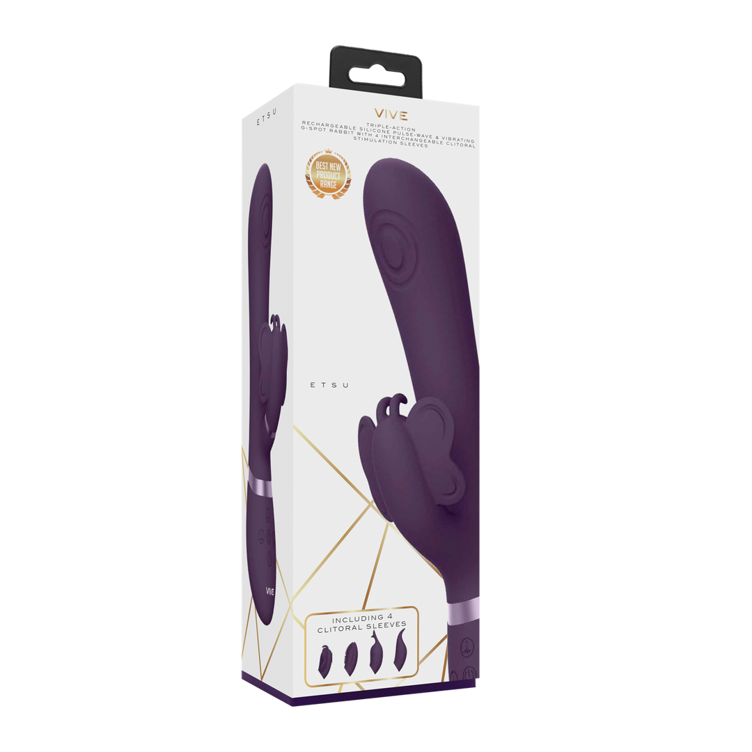 Etsu - Pulse Wave G-Spot Rabbit  Clitoral Stimulator - P