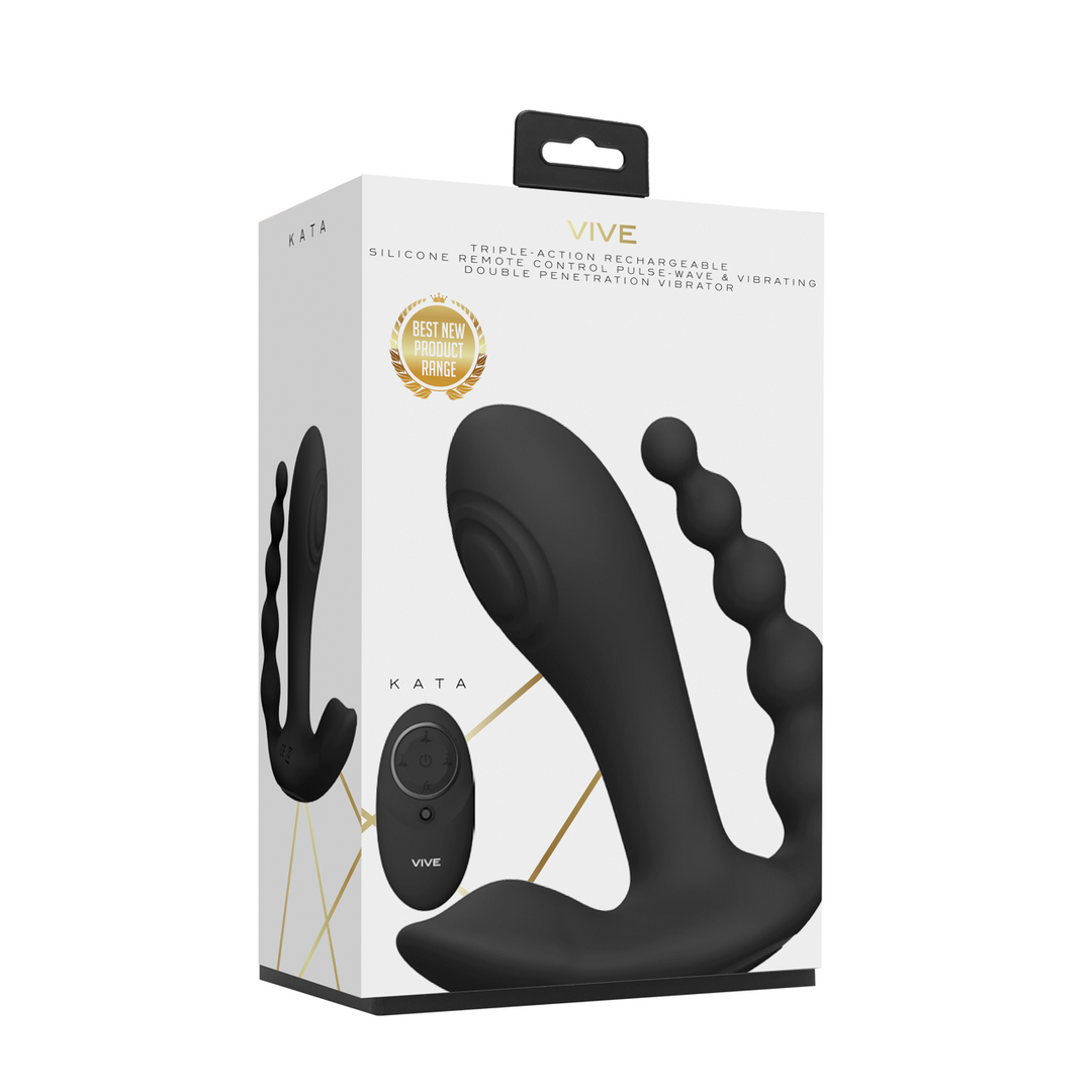 Kata - Pulse Wave  Vibrating Double Penetration Vibrator