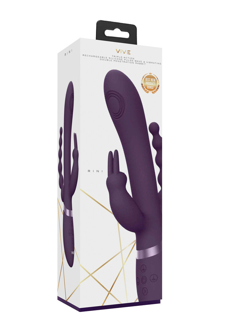 Rini - Pulse Wave  Vibrating Double Penetration Rabbit