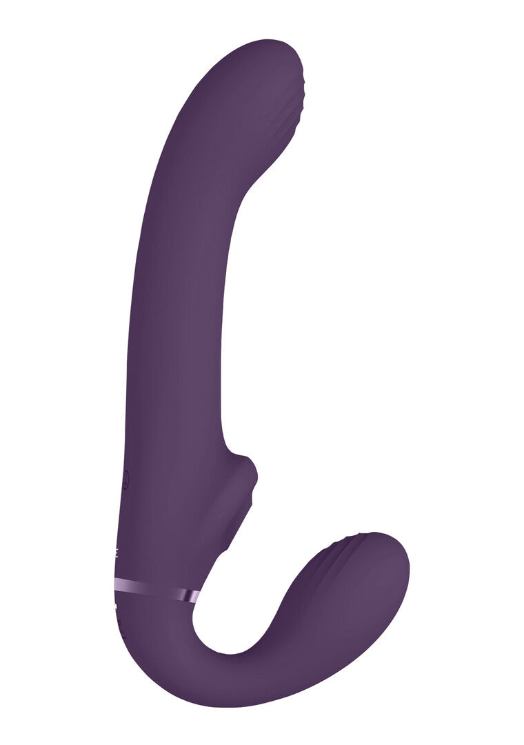 Ai - Dual Vibrating  Air Wave Tickler Strapless Strapon
