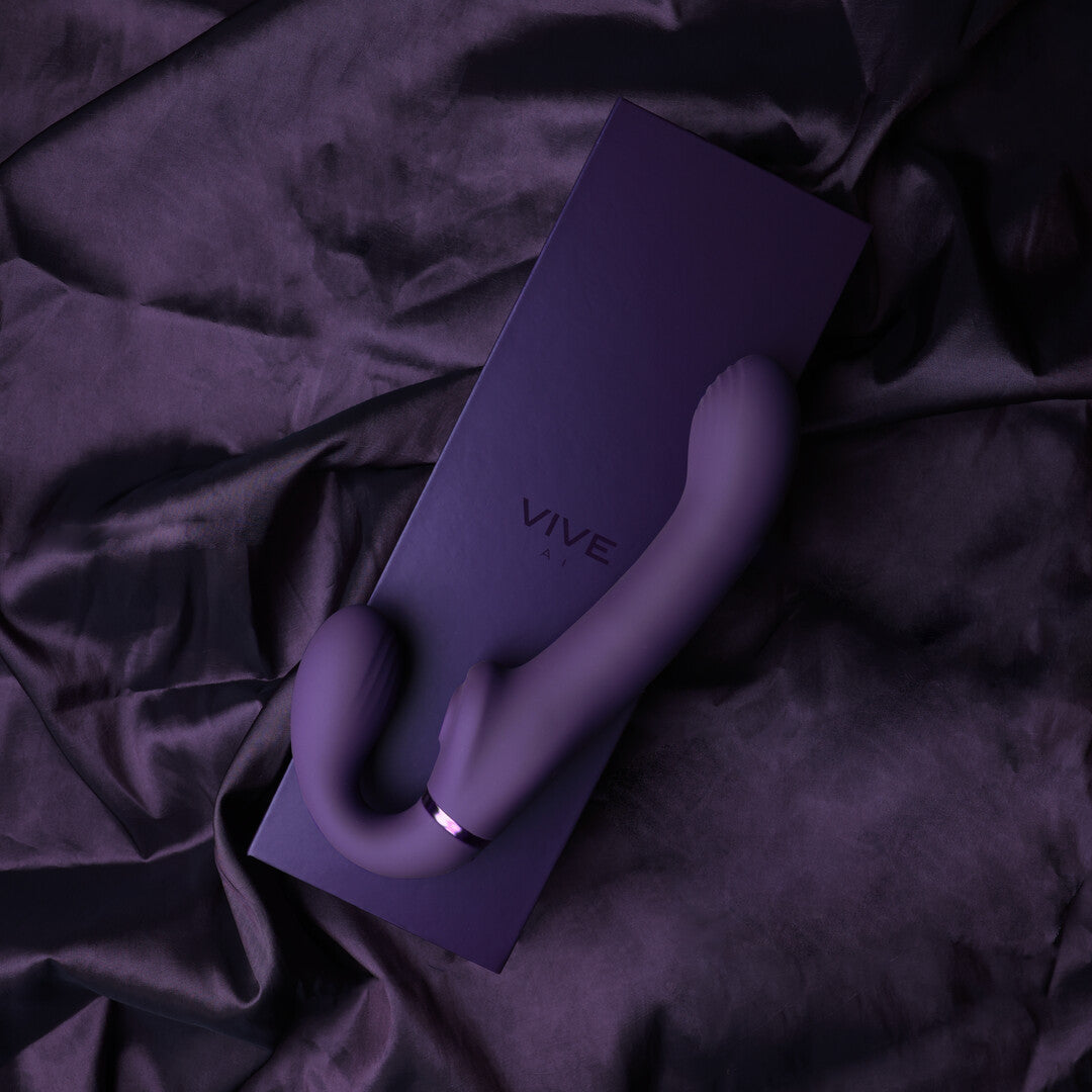 Ai - Dual Vibrating  Air Wave Tickler Strapless Strapon