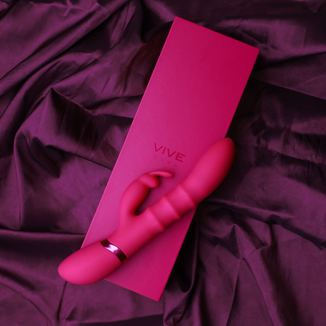 Sora - Up  Down Stimulating Rings, Vibrating G-Spot Rabbit - P