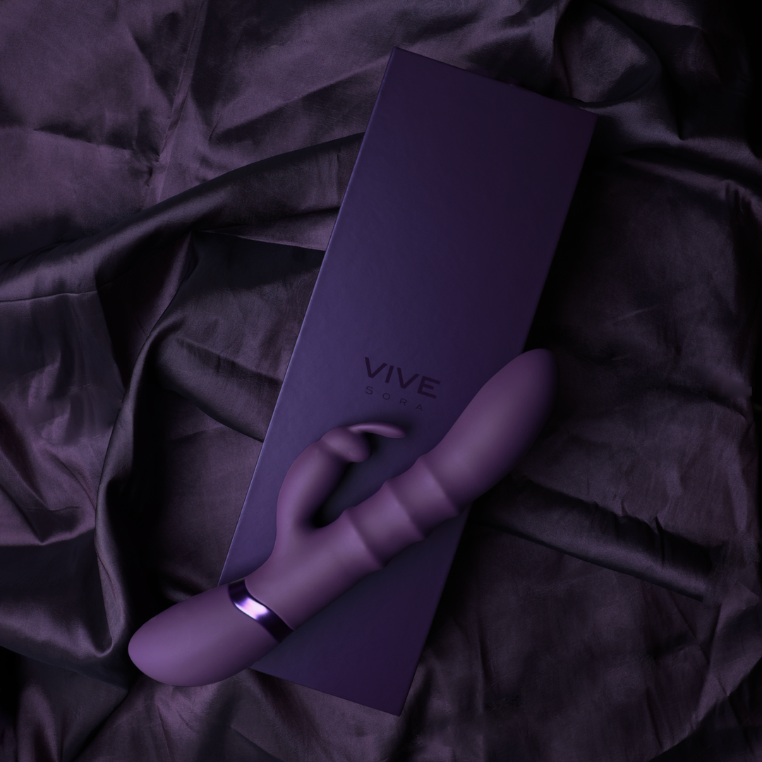 Sora - Up  Down Stimulating Rings, Vibrating G-Spot Rabbit - P
