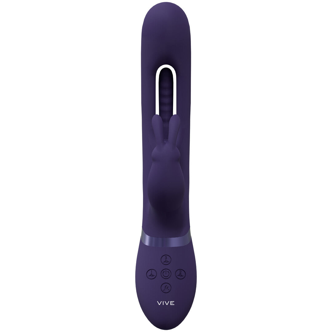 Mika - Triple Motor - Vibrating Rabbit with Innovative G-Spot Flapping Stimulator - P