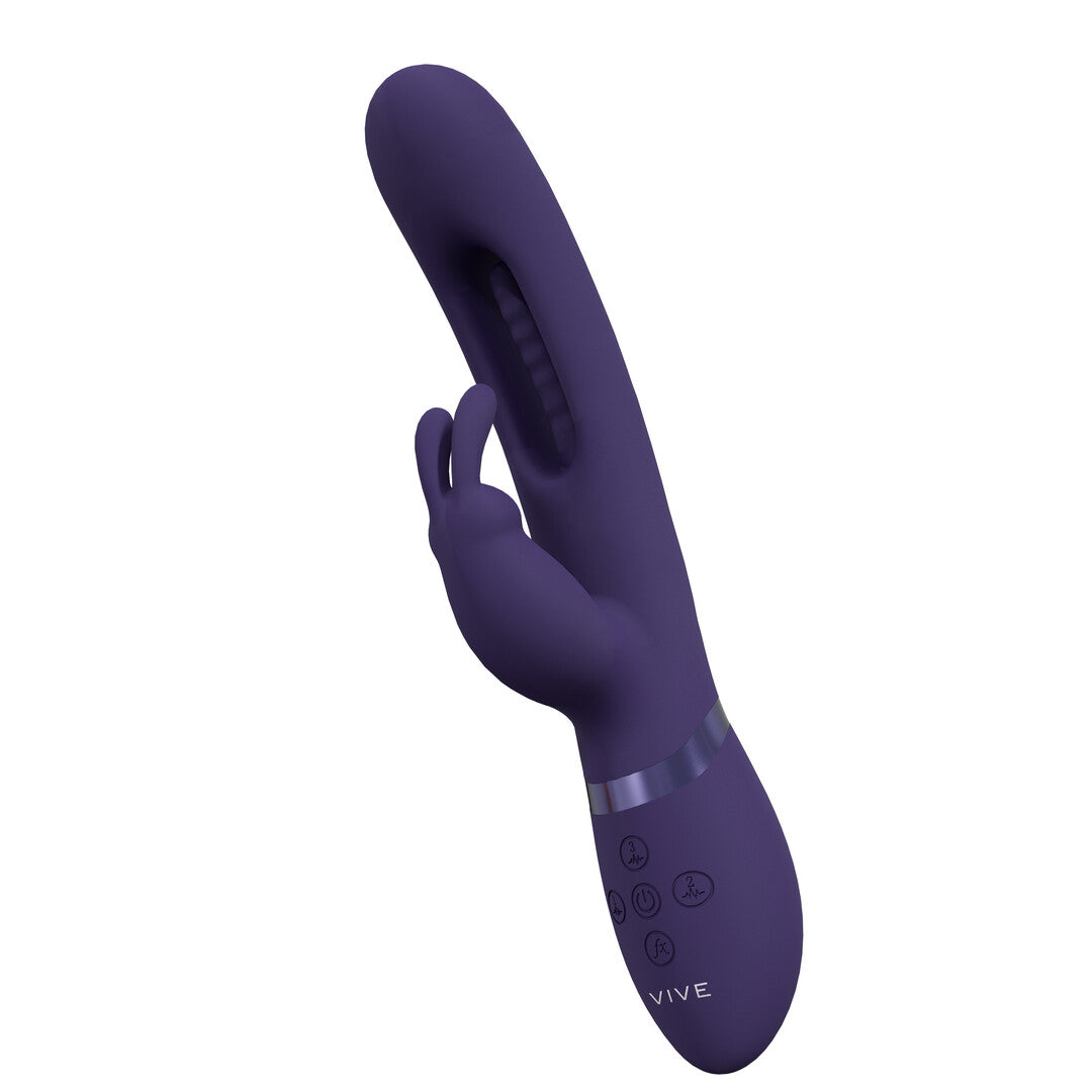 Mika - Triple Motor - Vibrating Rabbit with Innovative G-Spot Flapping Stimulator - P