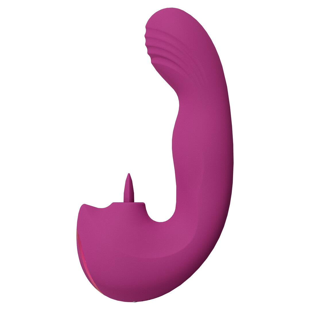 Yumi - Triple Motor G-Spot Finger Motion Vibrator and Flickering Tongue Stimulator - P