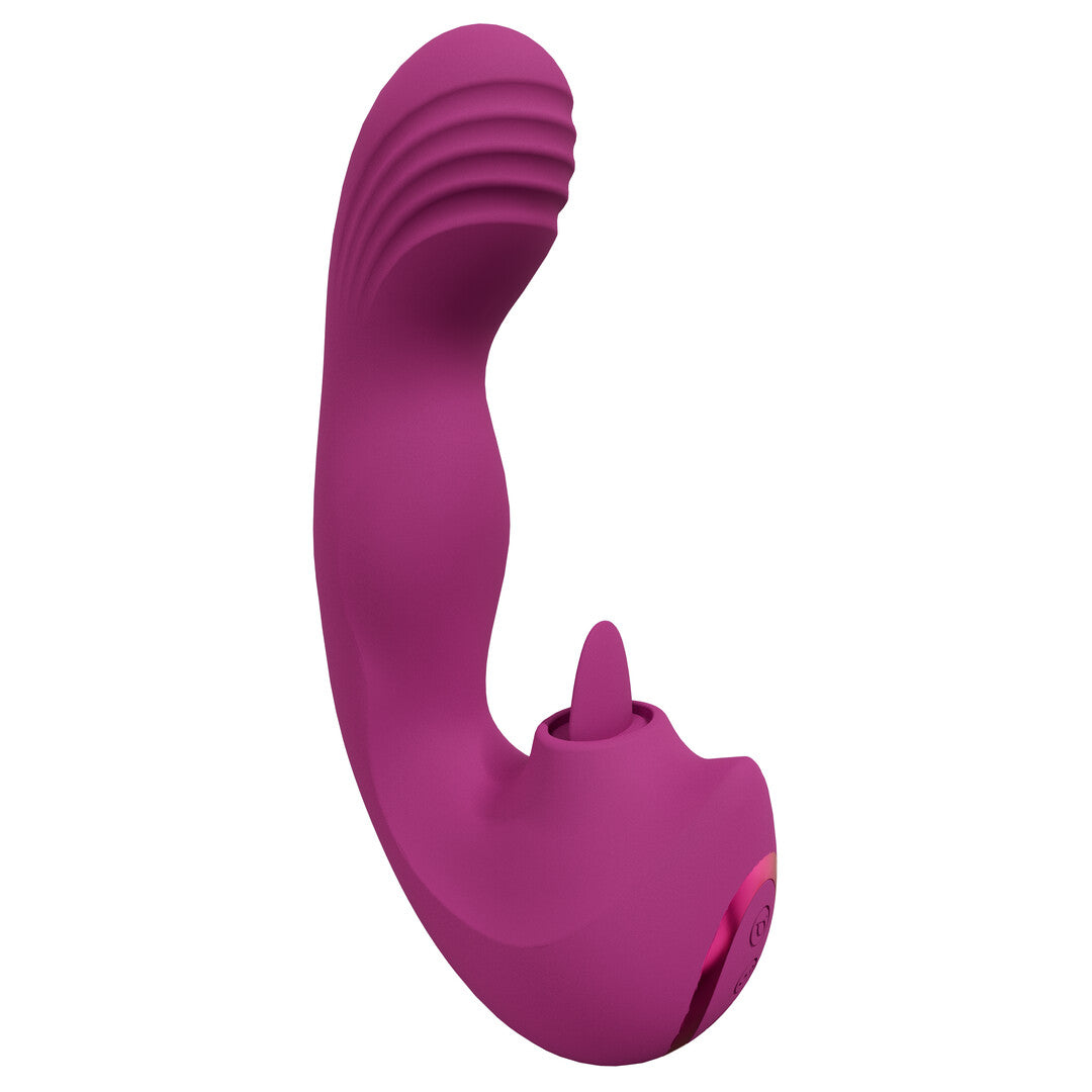 Yumi - Triple Motor G-Spot Finger Motion Vibrator and Flickering Tongue Stimulator - P