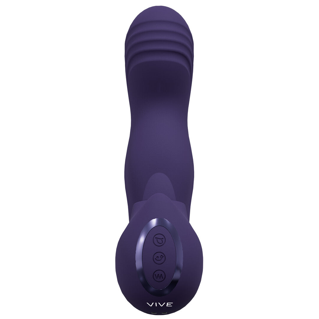 Yumi - Triple Motor G-Spot Finger Motion Vibrator and Flickering Tongue Stimulator - P